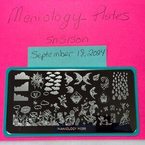 Maniology Plate: CYO Design Contest 2019: Mystical Floral M096